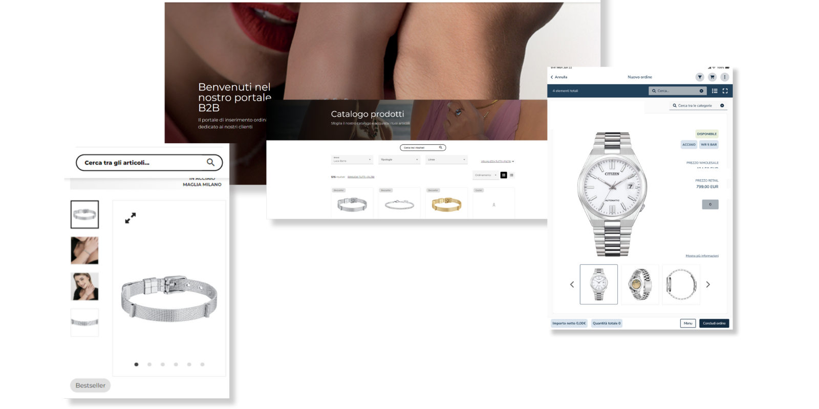 Portale eCommerce B2B forSales per clienti e rivenditori